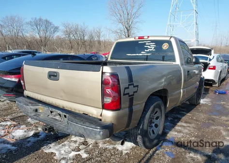 2006 Chevrolet Silverado 1500 Work Truck from USA, damaged, VIN 1GCEC14X76Z125365